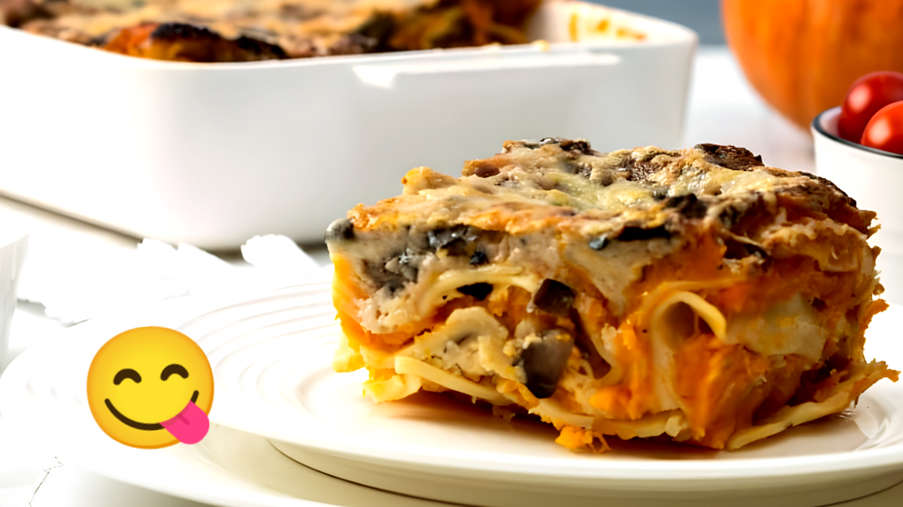 Lasagna autunnale: zucca e funghi irresistibili"